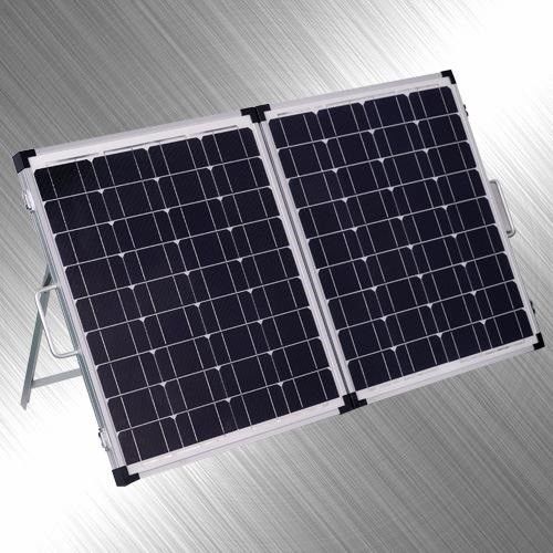 Monokrystaliczne 100w składane panele słoneczne na kemping 0