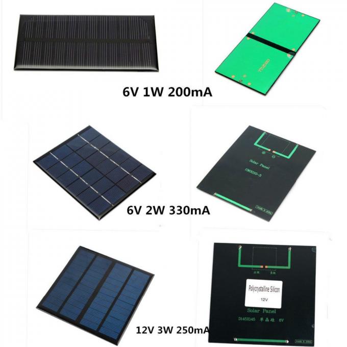 Wodoodporne 5v 6v 12v 0,5w 1w 2w 3w Mini panele słoneczne 0