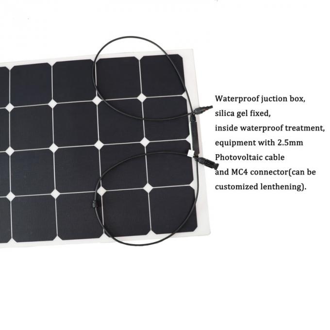 Półelastyczny monokrystaliczny panel słoneczny 100W Anti Aging 1